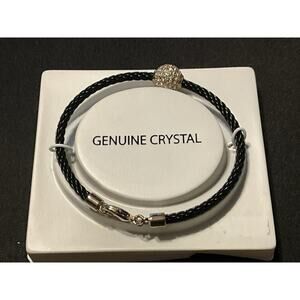 Stainless Steel Crystal Bracelet NIB